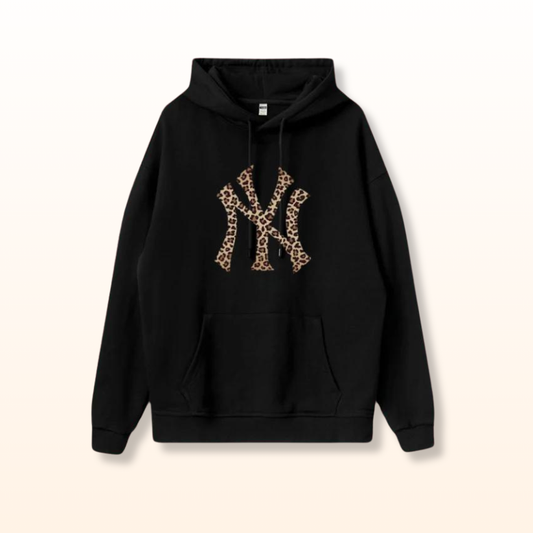 Viral New York Leopard Hoodie