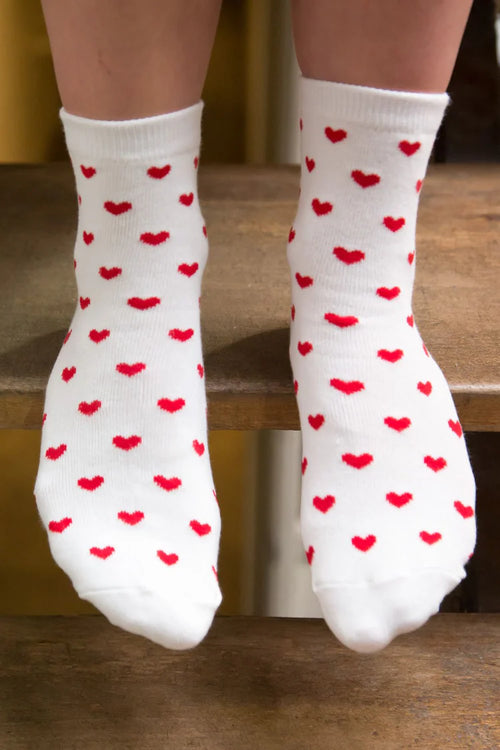 Matching Hearts Socks